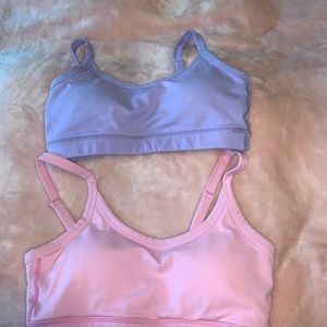SASKI bra set in pastel purple and pink size SMALL
